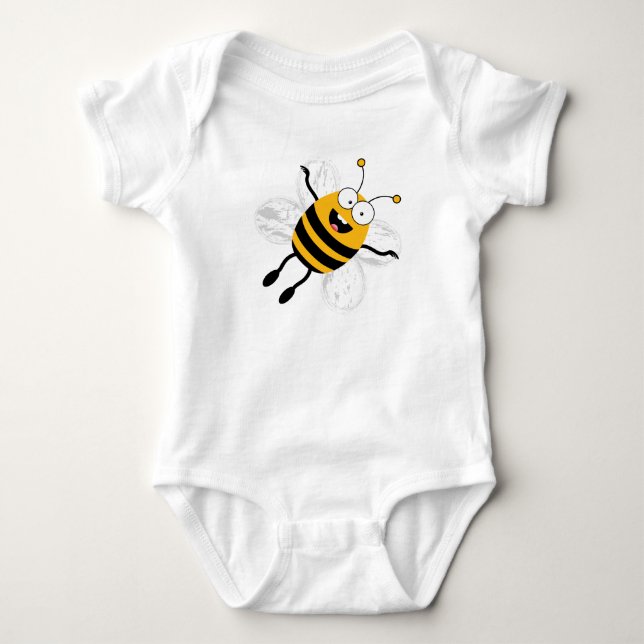 Tecknad Bee Tee Shirt (Framsida)