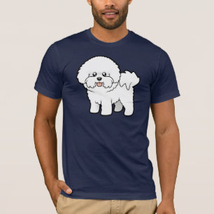Tecknad Bichon Frise T Shirt