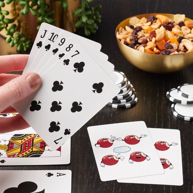 Tecknad Billard Boll Casinokort (Skapare uppladdad)