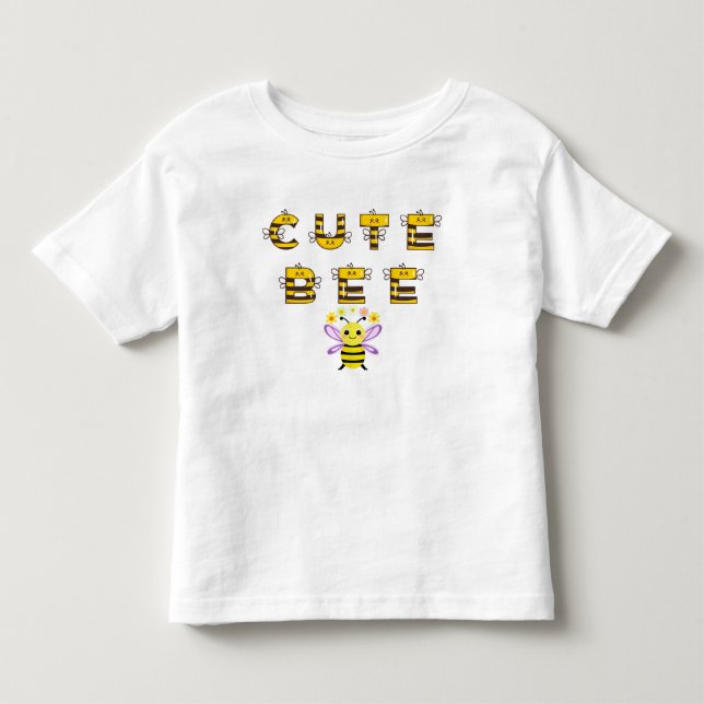 🐝 Tecknad Bipost Designs För Barnkläder 🐝 T Shirt (Framsida)