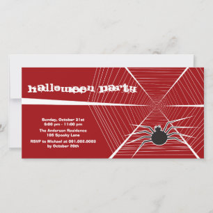 Tecknad Black Spider och Webben Barn Halloween fes