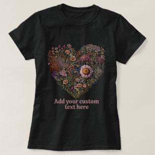 Tecknad blomsterstuga, Blomsterälskare T Shirt