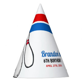 Tecknad Blue & Red Bowling Kids 6e Birthday