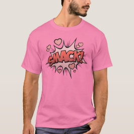 Tecknad Bok Art Kiss Smack T Shirt