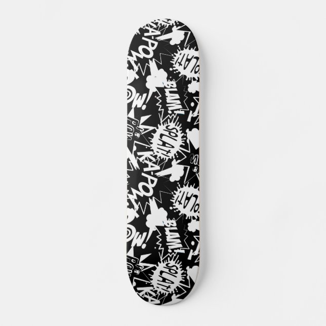 Tecknad bok åtgärder skateboard bräda 19,5 cm (Framsida)