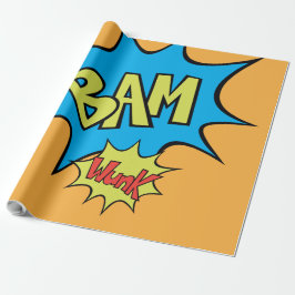 Tecknad Bok Bam-ballong Presentpapper