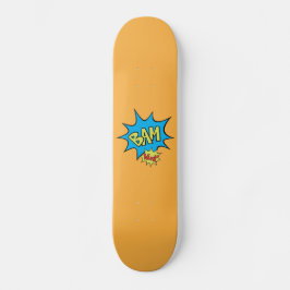 Tecknad Bok Bam Blegon Skateboard Deck