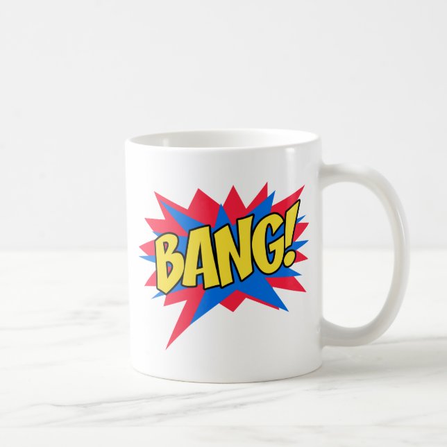 Tecknad bok BANG Kaffemugg (Höger)