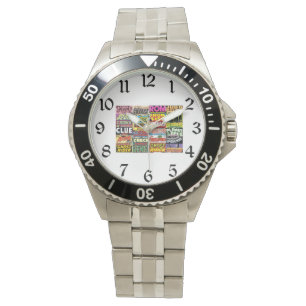 Tecknad Bok Covers Armbandsur