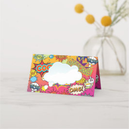 TECKNAD BOK GEEK NERD BRÖLLOP PLACERINGSKORT