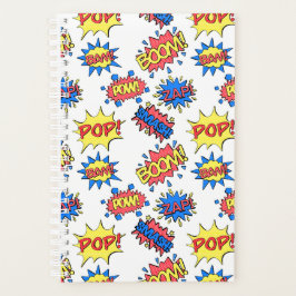 Tecknad Bok Heroes Planner