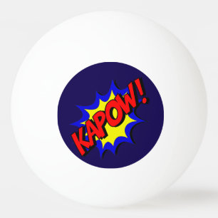 Tecknad Bok Kapow! utrotande Pingisboll