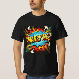 Tecknad Bok Marry Me Manar Tshirt T Shirt