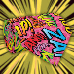 Tecknad Bok Pop Art LJUD Superhjälte Ties Slips<br><div class="desc">En unik gåva till en superhjälte i ditt liv, och det inkluderar dig! Anpassa, anpassa, göra det till ditt eget Tecknad Bok Pop Art way! En coola-, trendig- och roligt-design som sätter in den vita fläcken på din dag. En underbar gåva till dig, dina vänner eller din familj. Designad av...</div>
