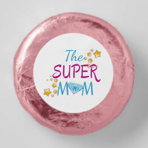 Tecknad Bok Pop Art Superhjälte Mamma Mors dag