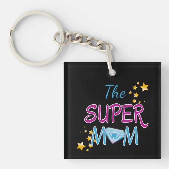 Tecknad Bok Pop Art Superhjälte Mamma Mors dag (Framsidan)