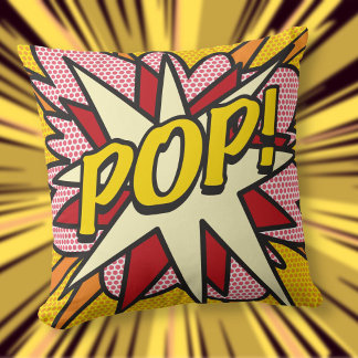 Tecknad Bok POP! Kudde