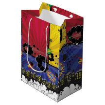 Tecknad Bok-popup-Födelsedagsfest, färgstark