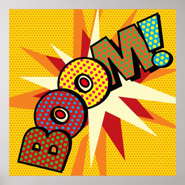 Tecknad Bok-popup-meny Poster (Framsidan)