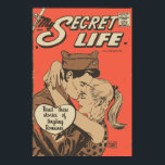 Tecknad Bok Romantik Min hemlighet Life 22 Poster<br><div class="desc">Retro tecknad bok popup. Ljusstark och levande utskrift!</div>