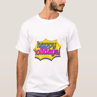 Tecknad Bok Stil Glad helg T Shirt