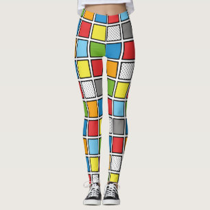 Tecknad Bok Stil Leggings