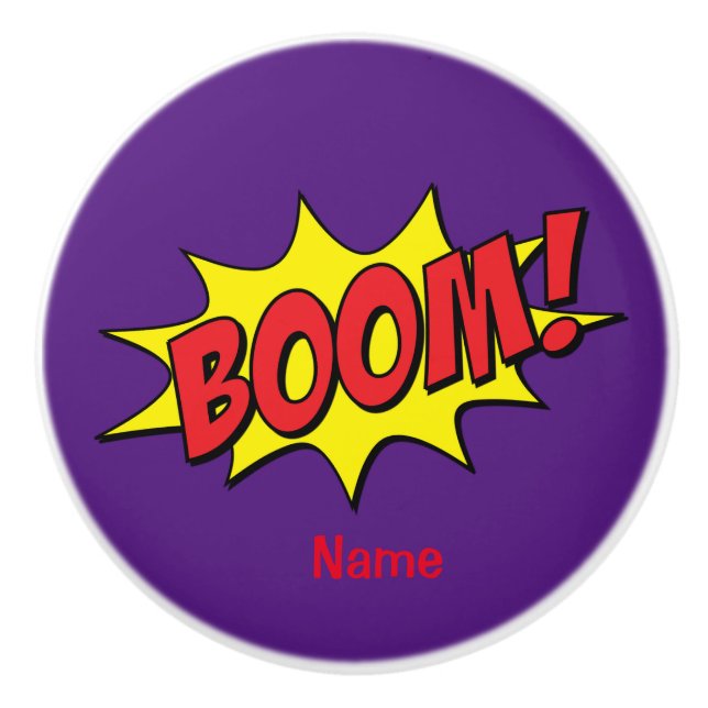 Tecknad Boom Thunder_Cove Knopp (Framsidan)