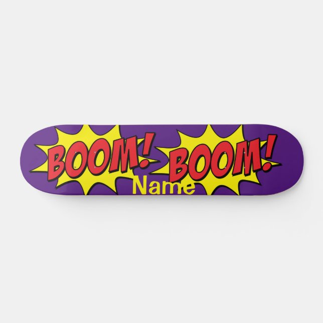 Tecknad Boom Thunder_Cove Mini Skateboard Bräda 18,5 Cm (Horz)