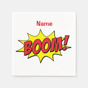 Tecknad Boom Thunder_Cove Pappersservett