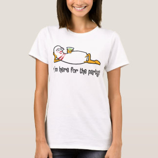Tecknad Bowling Pin Shirt - Jag är här för Party T-shirt