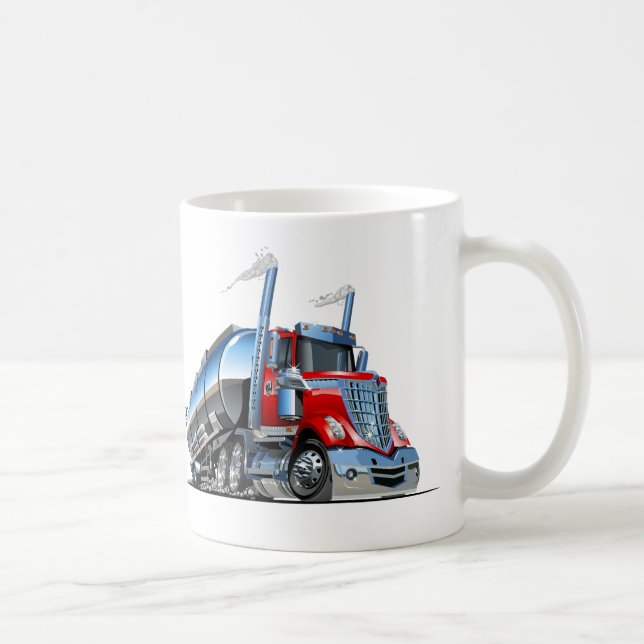 Tecknad bränslebil kaffemugg (Höger)