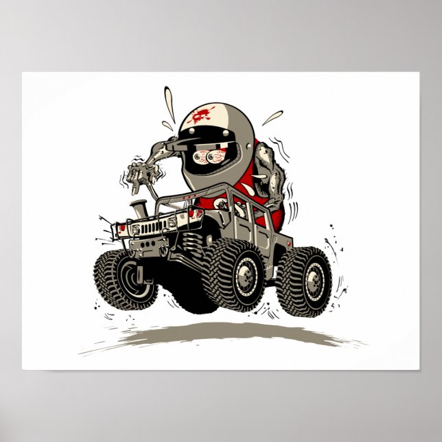 Tecknad Buggy Poster (Framsidan)