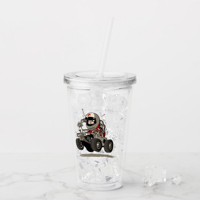 Tecknad Buggy Take Away Mugg (Baksida Ice)