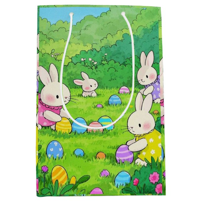 Tecknad Bunnies Påskägg (Framsidan)