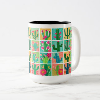 Tecknad Cactus Mugg