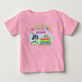 Tecknad Cake Älskare-Cute Birthday Gift T Shirt