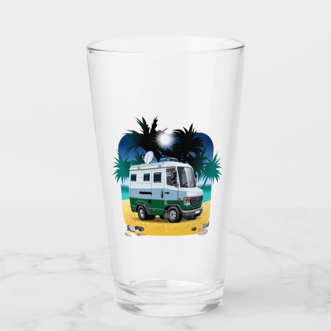 Tecknad Camper Glaskopp (Framsida)