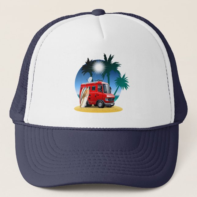 Tecknad Camper Keps (Framsida)