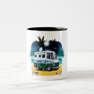 Tecknad Camper Två-Tonad Mugg