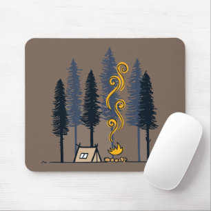 Tecknad Camping Musmatta