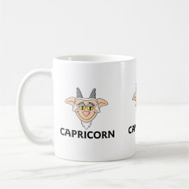 Tecknad Capricorn Goat Kaffemugg