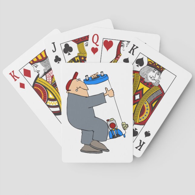 Tecknad Casinokort (Baksidan)