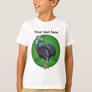 Tecknad Cassowary T Shirt