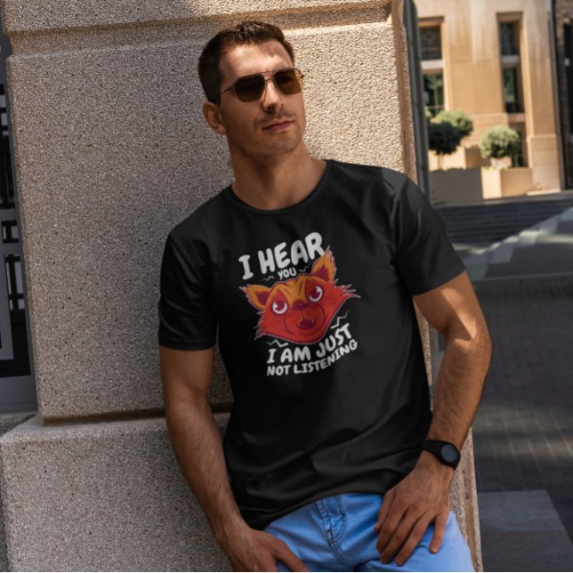 Tecknad Cat Animal Funny T Shirt (Skapare uppladdad)