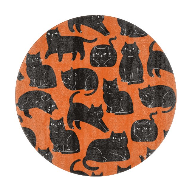 Tecknad Cats Hand plockade Mönster (Framsidan)
