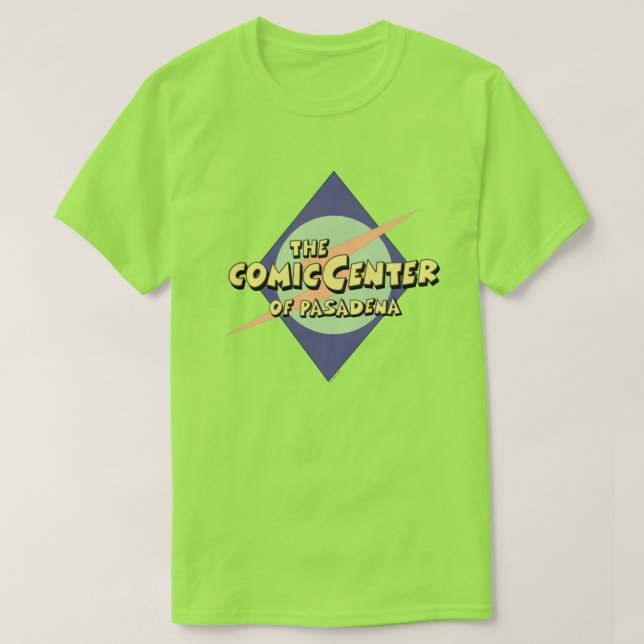 Tecknad Center i Pasadena T Shirt (Design framsida)