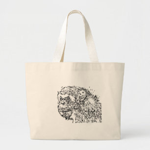 Tecknad Chimpanzee Jumbo Tygkasse