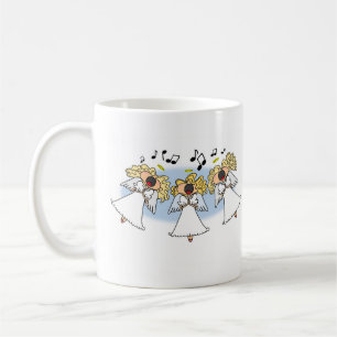 Tecknad Choir of Änglar Coffee Mugg