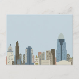 Tecknad Cincinnati Vykort