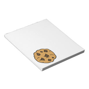Tecknad Clipart STOR chokladkaka efterrätt Anteckningsblock
